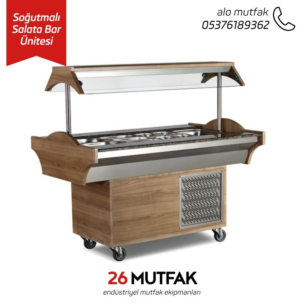 soğutmalı salata bar ünitesi