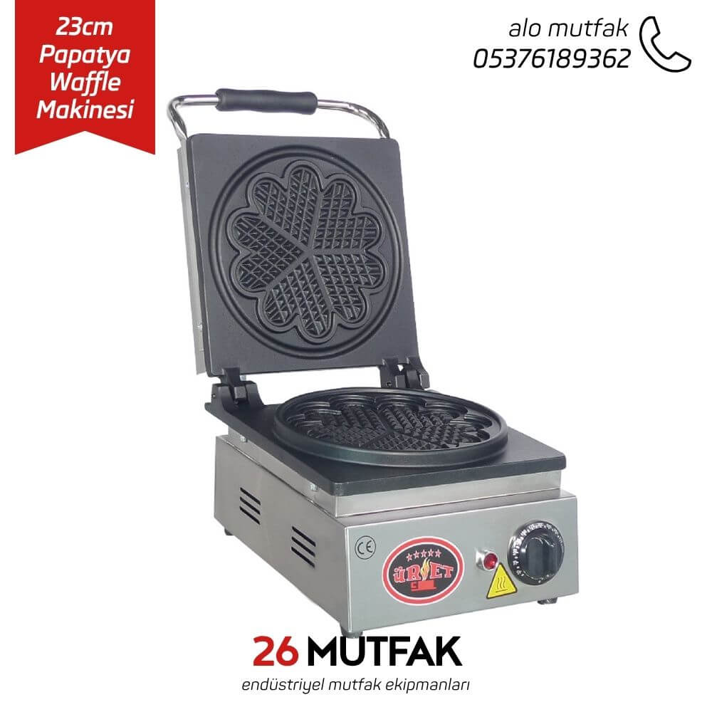 23cm papatya waffle makinesi