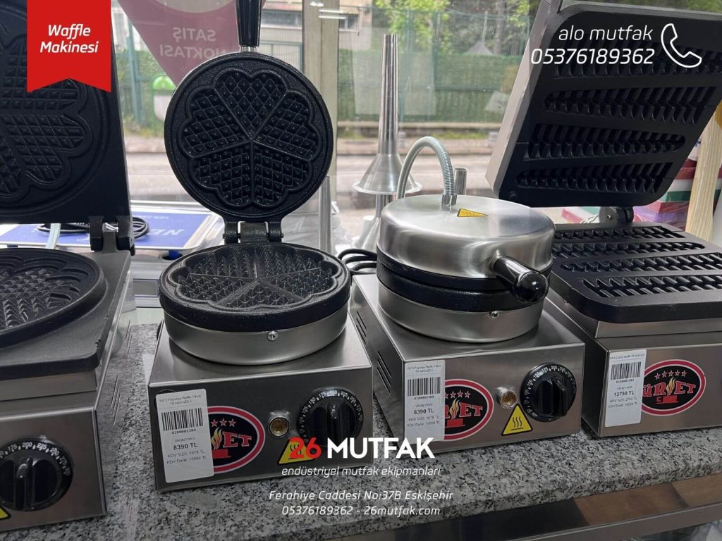 eskişehir endüstriyel waffle makinesi