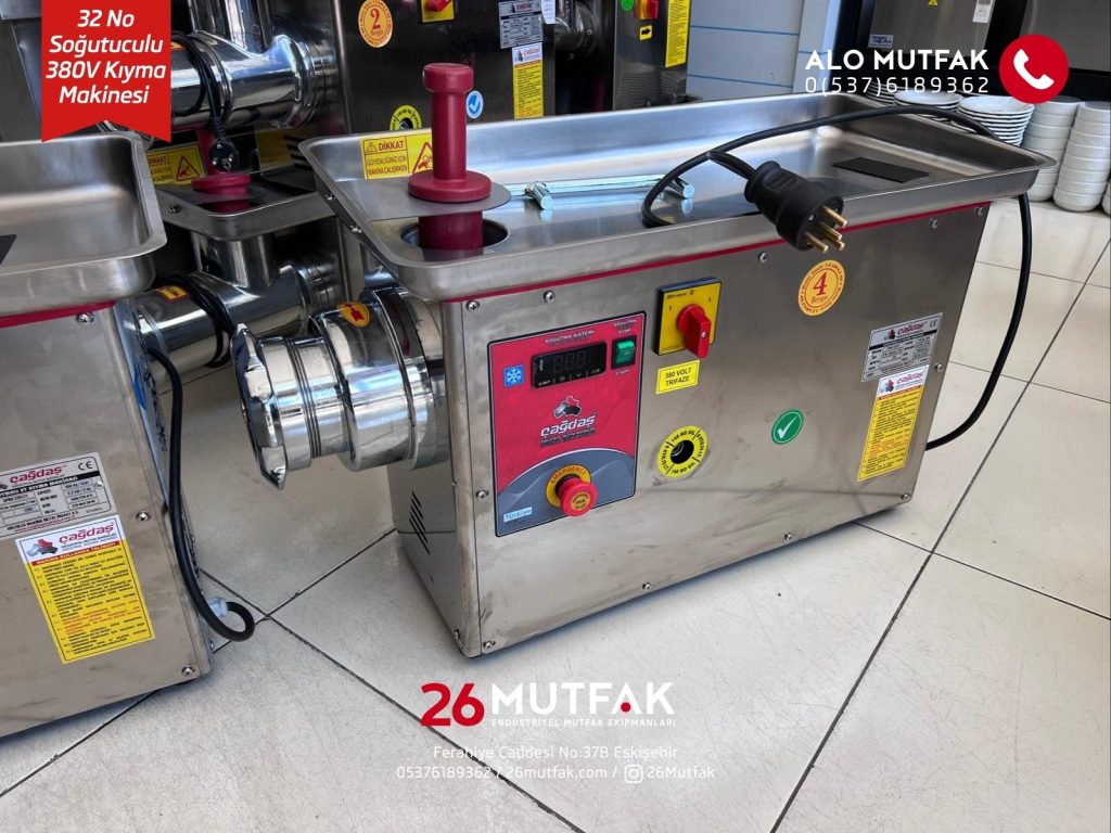 32 numara soğutuculu kıyma makinesi eskişehir 380v