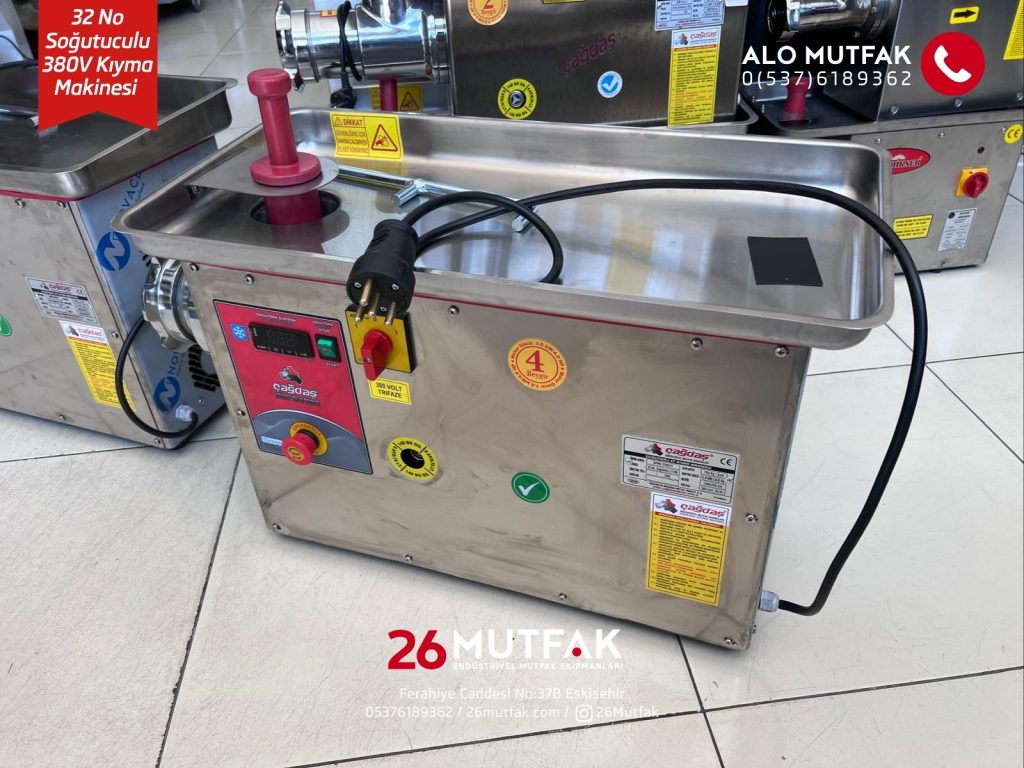 32 no soğutuculu kıyma makinesi eskişehir 380v