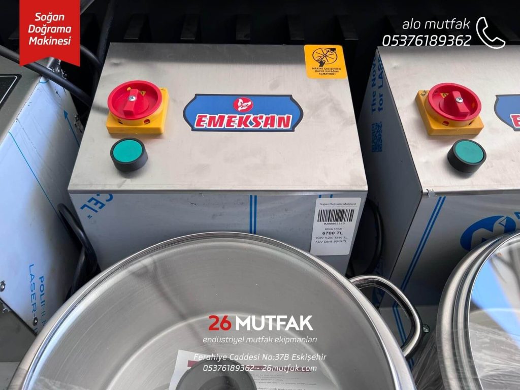 endüstriyel soğan doğrama makinesi eskişehir