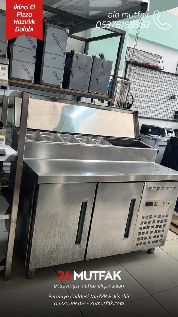 eskişehir ikinci el pizza hazırlık dolabı