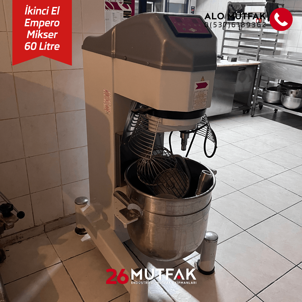 60 litre empero mikser ikinci el