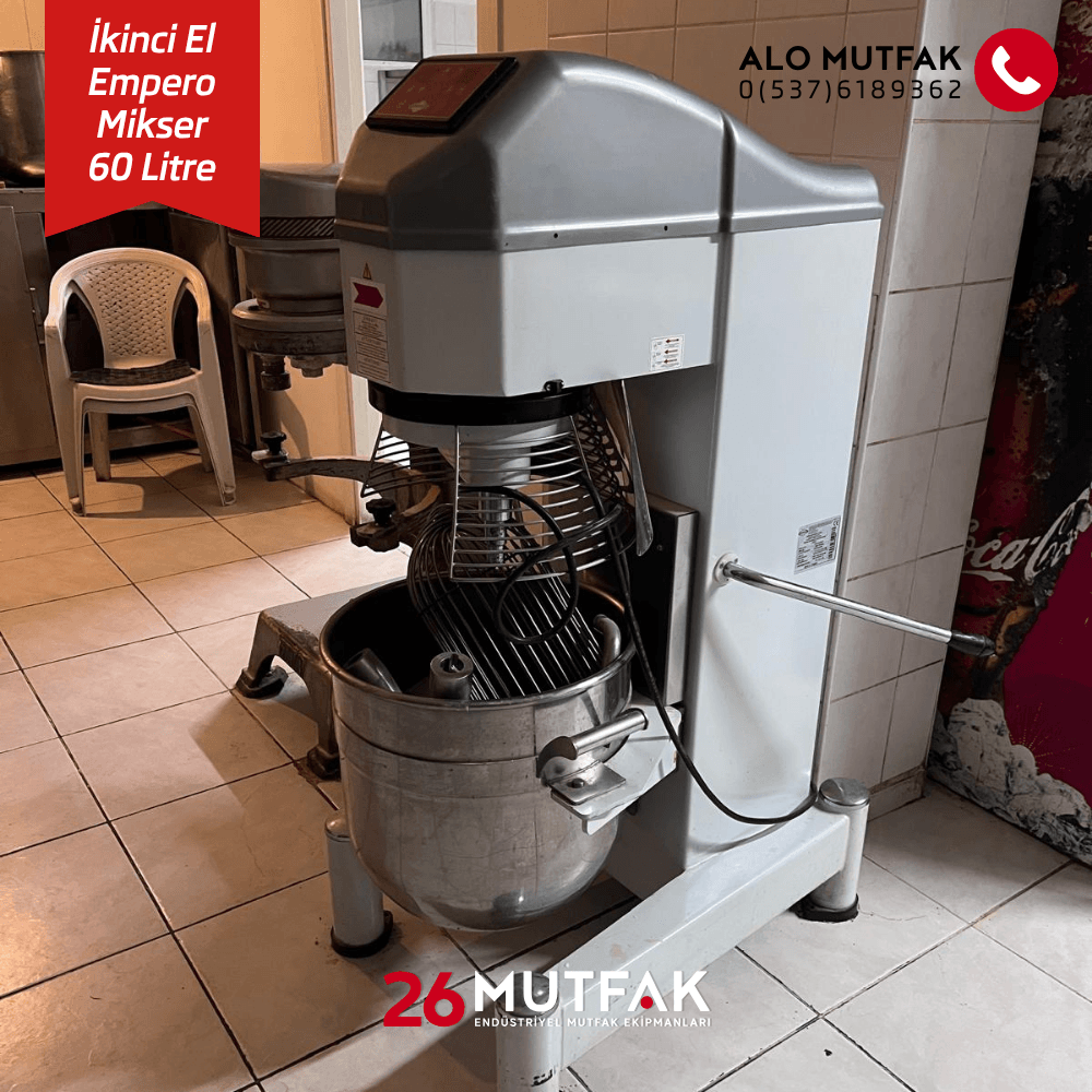 empero mikser 60 litre ikinci el