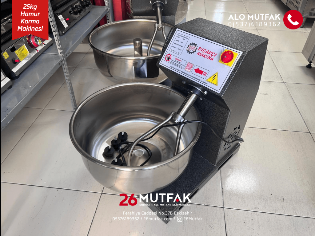 eskişehir 25kg hamur karma makinesi