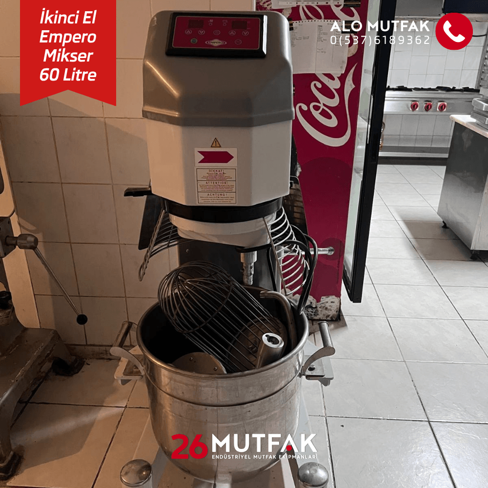 ikinci el empero mikser 60 litre