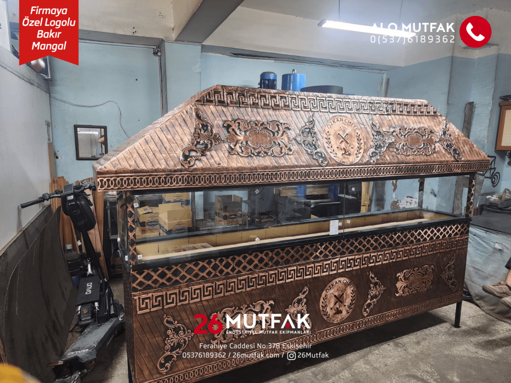 bakır işlemeli mangal eskişehir