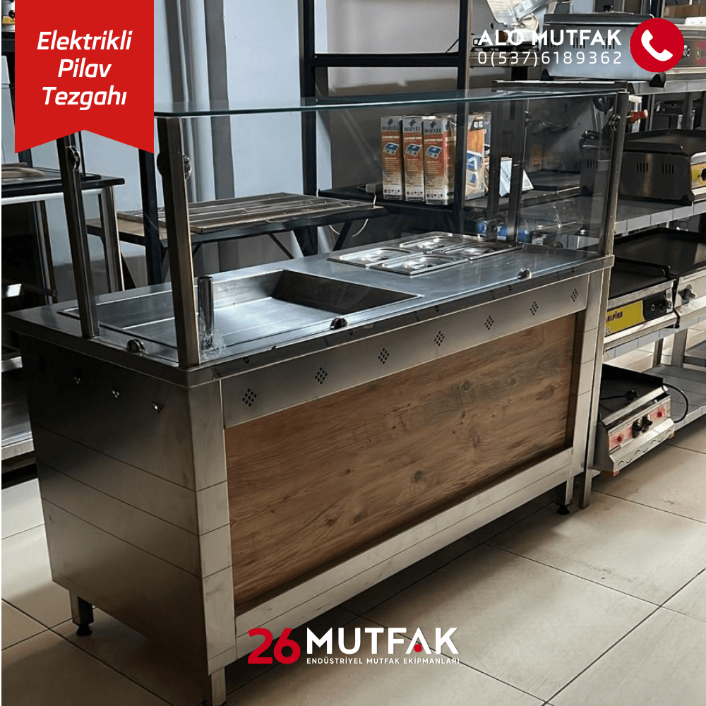 elektrikli pilav tezgahı