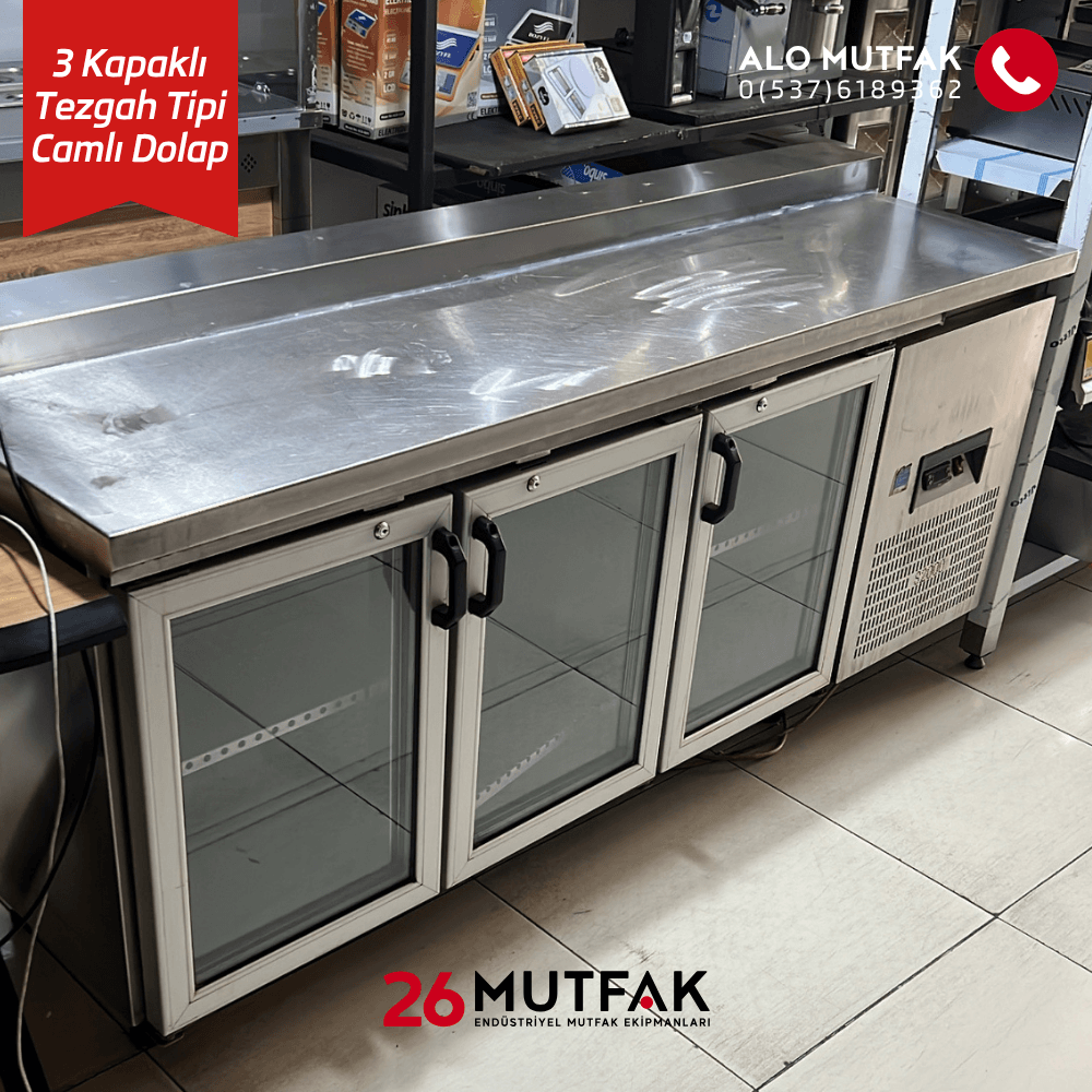 Eskişehir ikinci el tezgâh tipi soğutucu dolap